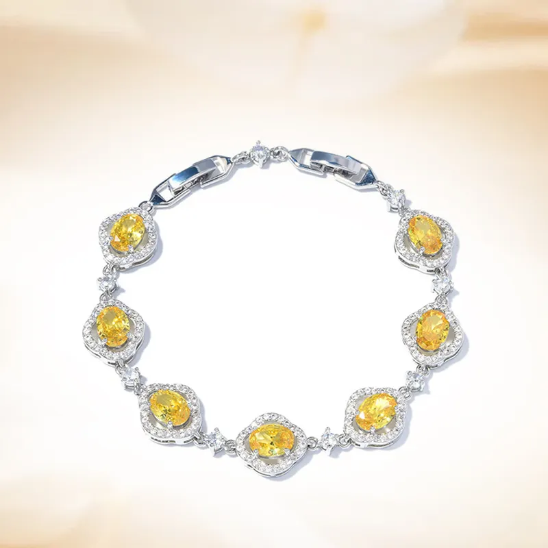 GLOIRE Zircon Bracelets Women's-9