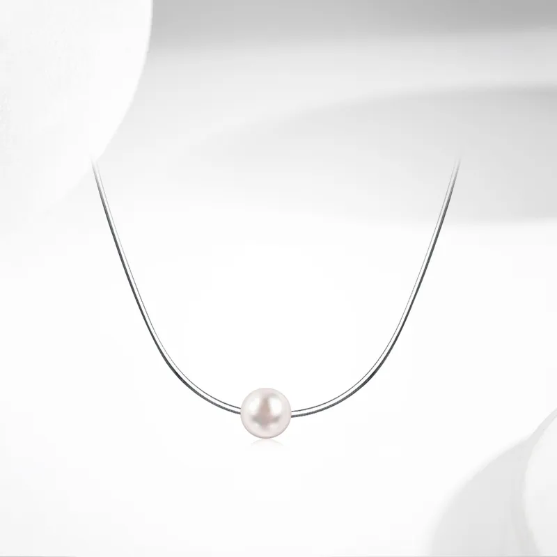 GLOIRE S925 Silver Necklaces Women's Exquisite Luxe Niche Design Advanced Touch Romantic Date Versatile Commute Style-2