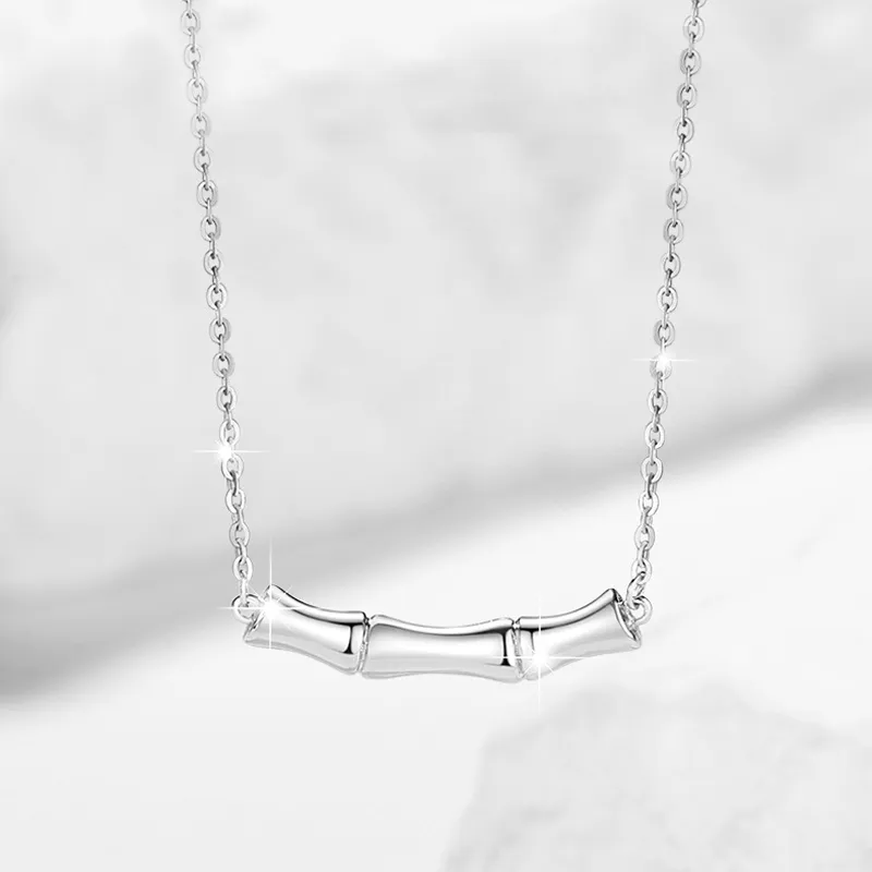 GLOIRE S925 Silver Necklaces Unisex Exquisite Luxe Niche Design Advanced Touch Romantic Date Versatile Commute-1