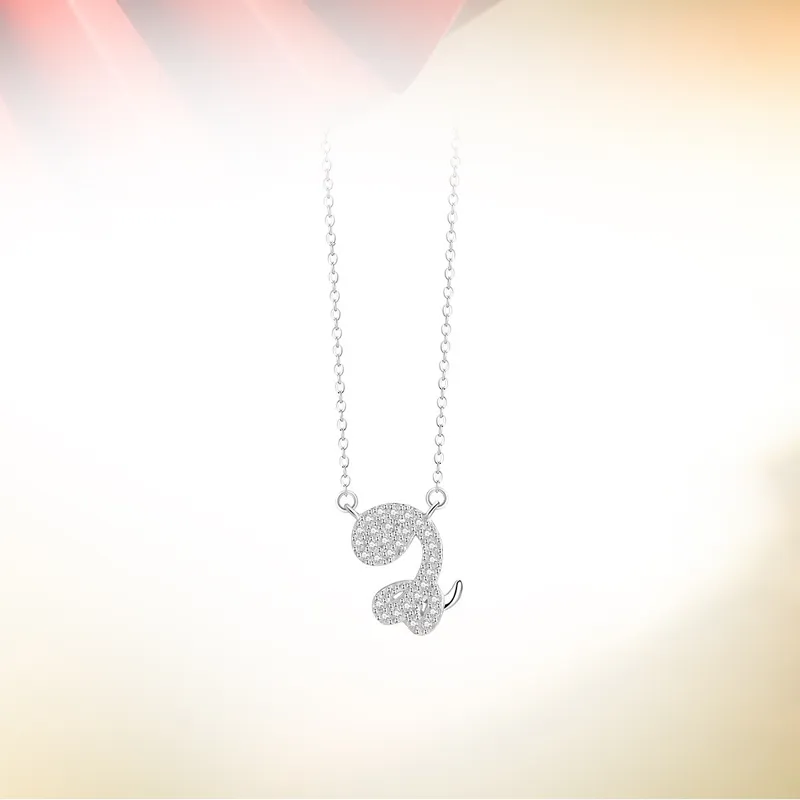 GLOIRE S999 Fine Silver Necklaces Women's Date Versatile Business Casual-16