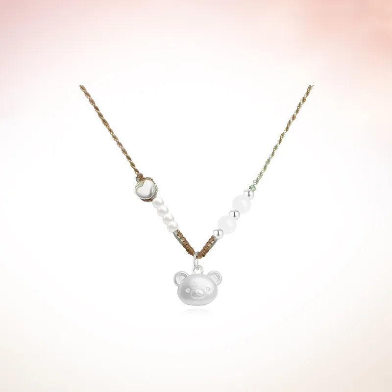 GLOIRE S999 Fine Silver Necklaces Women's-2