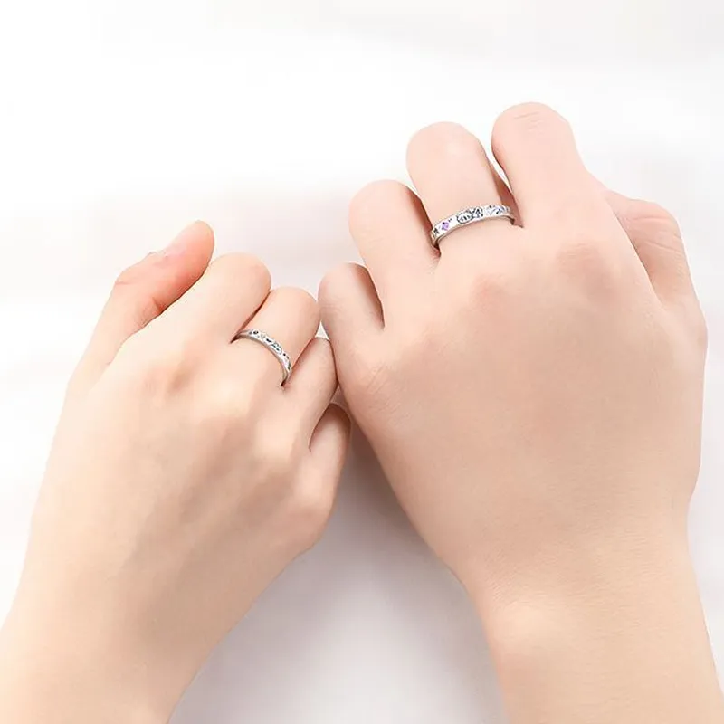GLOIRE S925 Silver Rings Unisex-1