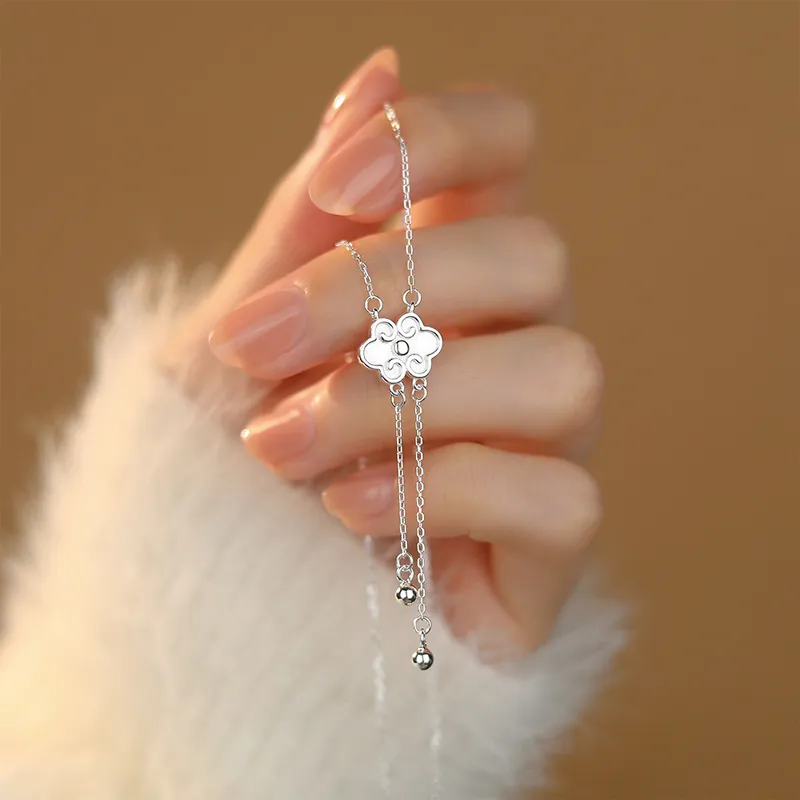 GLOIRE S925 Silver Necklaces Women's Elegant Luxe Niche Design Advanced Feel Romantic Date Commute Bestie Same Style-1