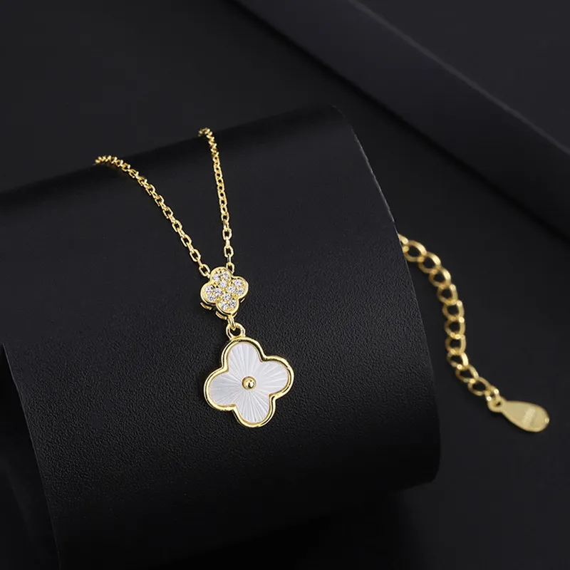 GLOIRE S999 Fine Silver Necklaces Women's Everyday Date Versatile Commute Bestie Style-4