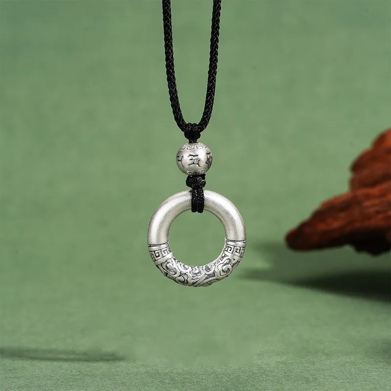 GLOIRE S999 Fine Silver Necklaces Unisex Love Date Anniversary Gift Versatile Commute Style-2