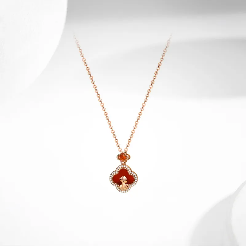 GLOIRE S925 Silver Necklaces Women's Elegant Minimalist Style Advanced Fashion Everyday Versatile Commute-1