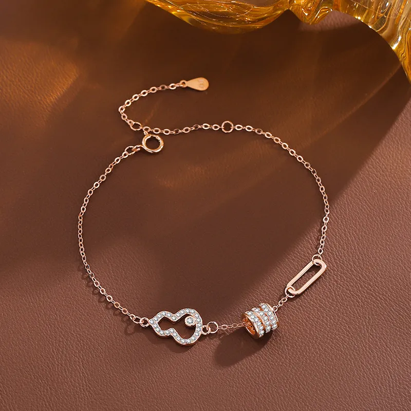 GLOIRE S999 Fine Silver Bracelets Women's Gold-3