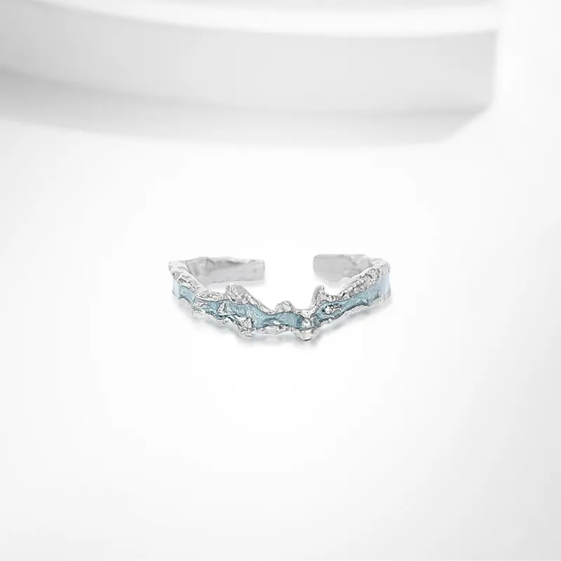 GLOIRE Alloy Rings Unisex Romantic Date Versatile Commute Style-5