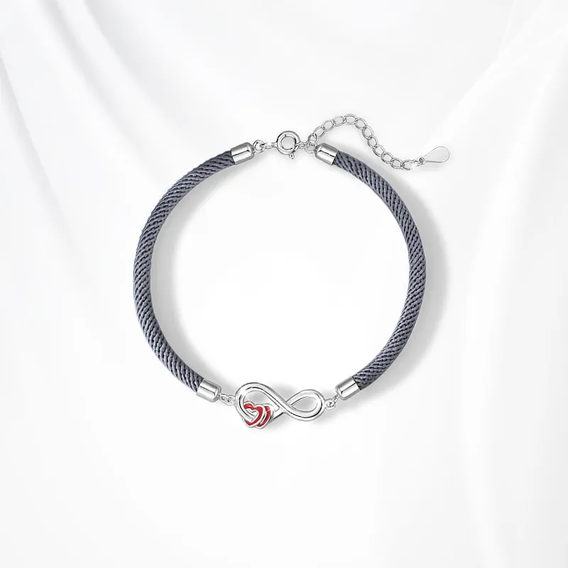 GLOIRE S925 Silver Bracelets Unisex-5