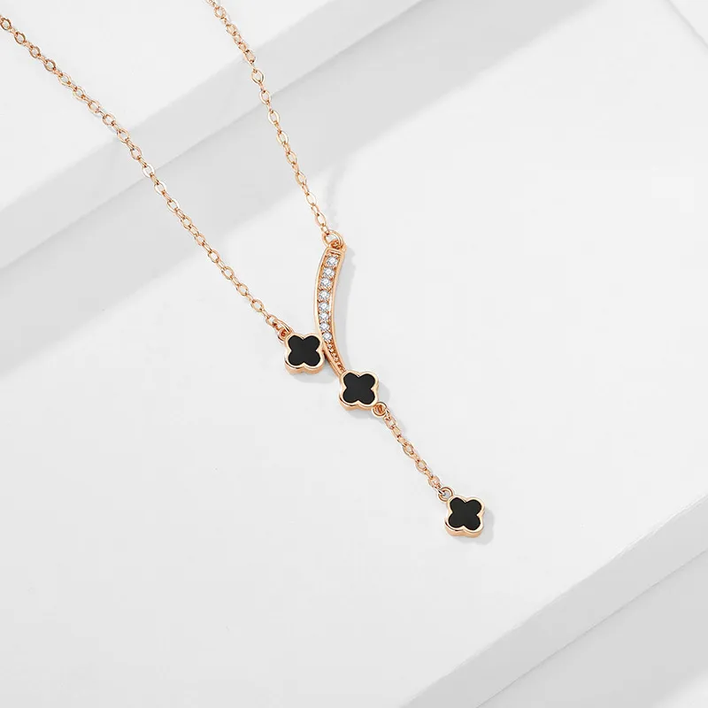 GLOIRE S925 Silver Necklaces Women's Romantic Date Versatile Commute Bestie Same Style-5