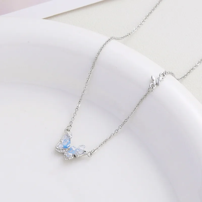 GLOIRE Zircon Necklaces Women's Romantic Date Versatile Commute-1