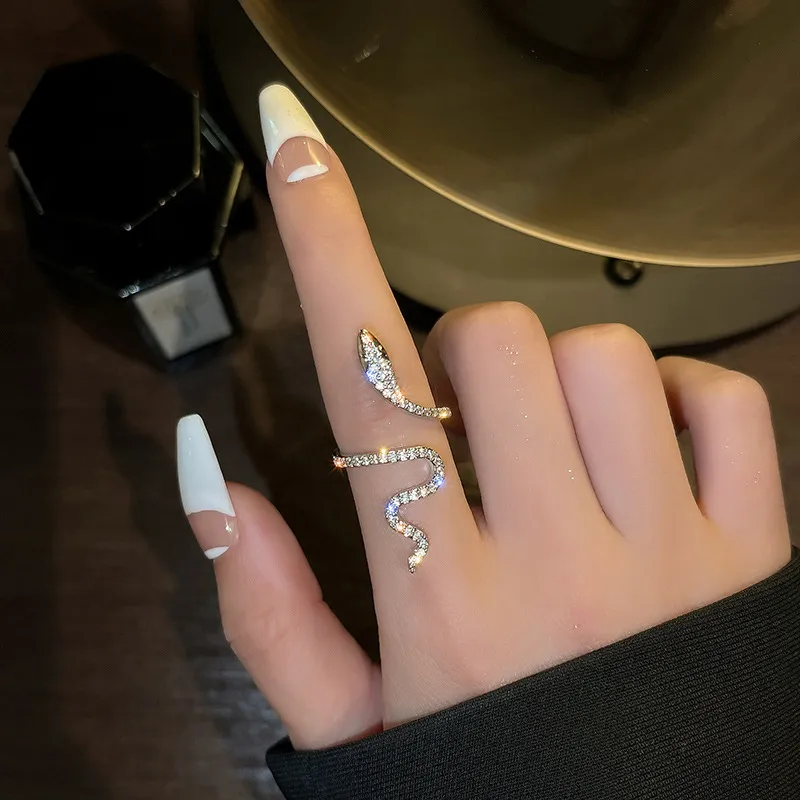 GLOIRE S925 Silver Rings Women's Normcore Style Irregular Open Ended Ring Bestie Same Style-1
