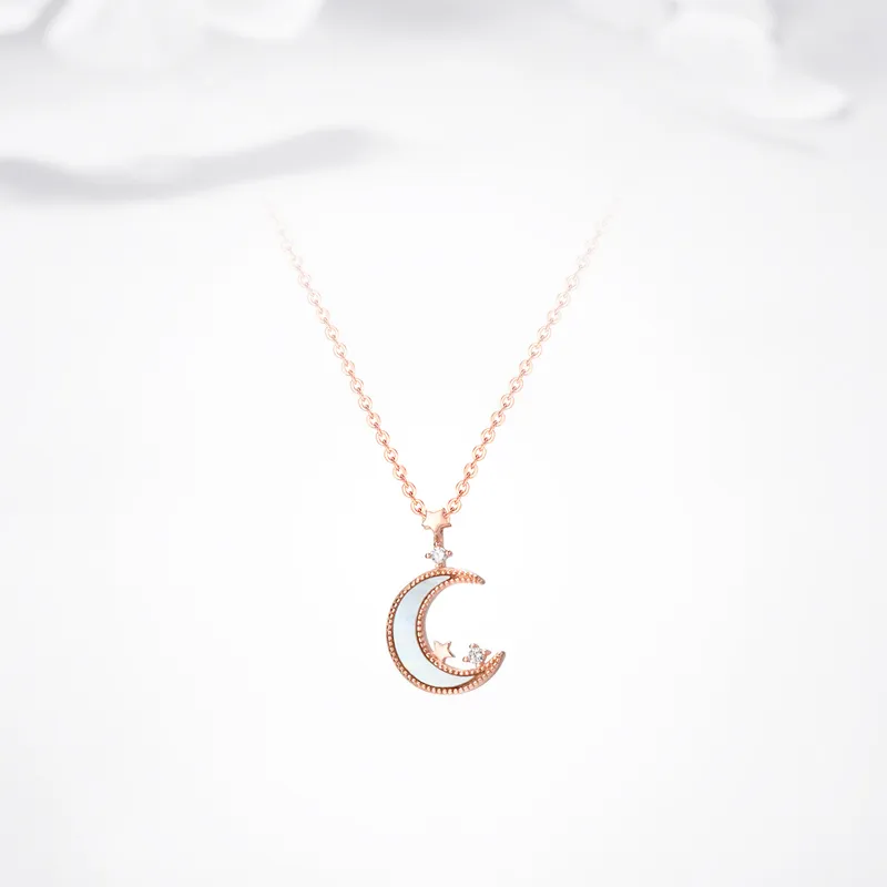 GLOIRE S925 Silver Necklaces Women's Gentle Elegant Minimalist Style Fashion Elegance Everyday Versatile Commute Style-1