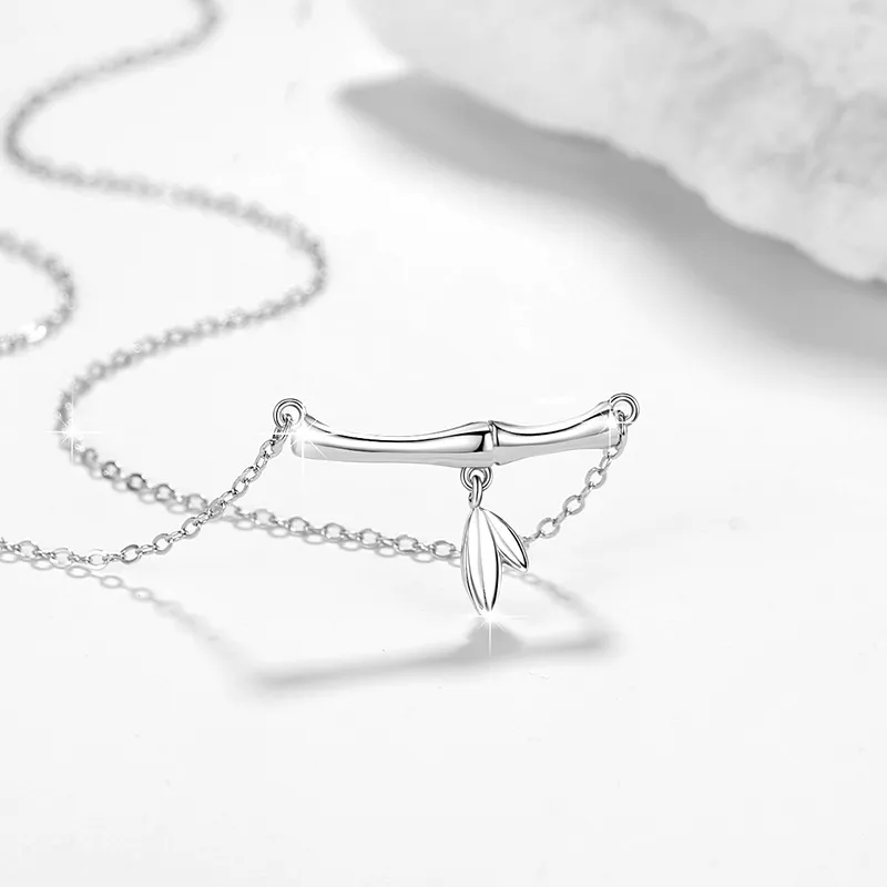 GLOIRE S925 Silver Necklaces Unisex Exquisite Luxe Niche Design Advanced Touch Romantic Date Versatile Commute-4