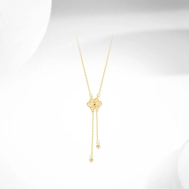 GLOIRE S925 Silver Necklaces Women's Elegant Luxe Niche Design Advanced Feel Romantic Date Commute Bestie Same Style-5