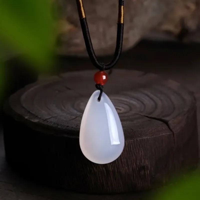 Di Su Xing Chalcedony Necklaces Women's-4