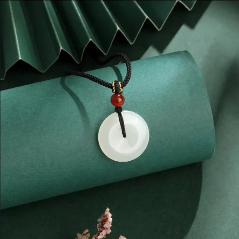 Di Su Xing Pendants White Jade Women's-2