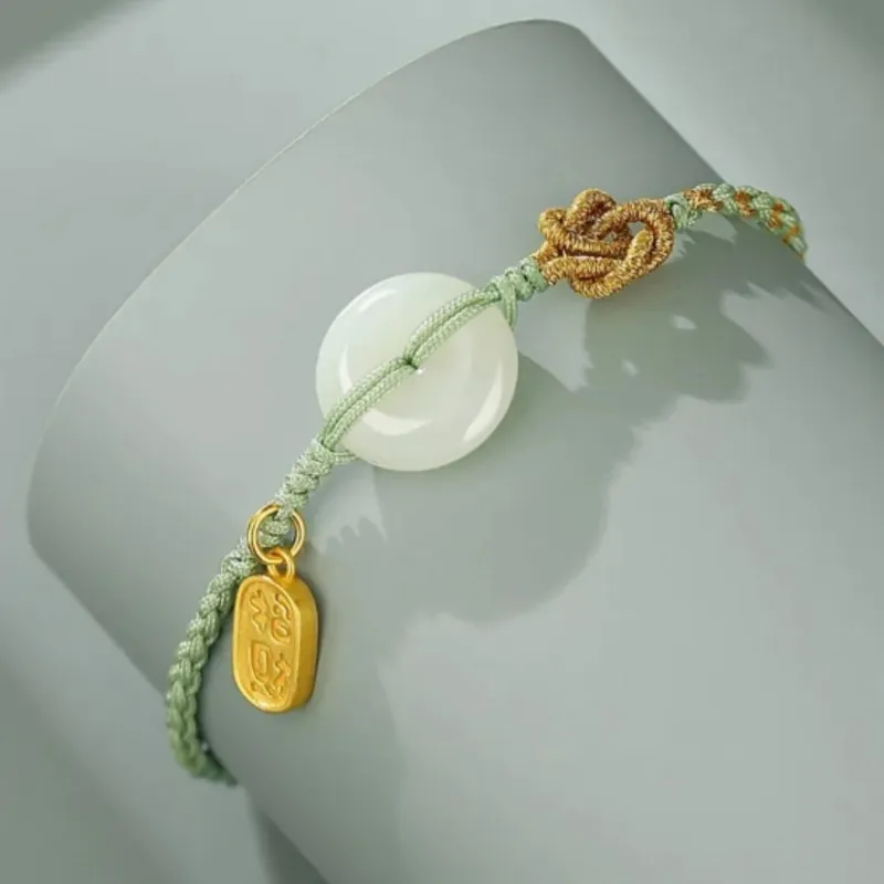Di Su Xing Bracelets White Jade Women's-4