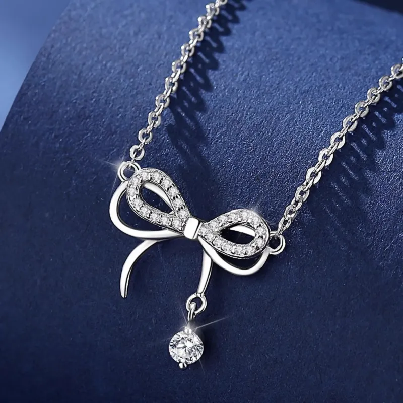 Di Su Xing 925 Sterling Silver Necklaces Women's-5