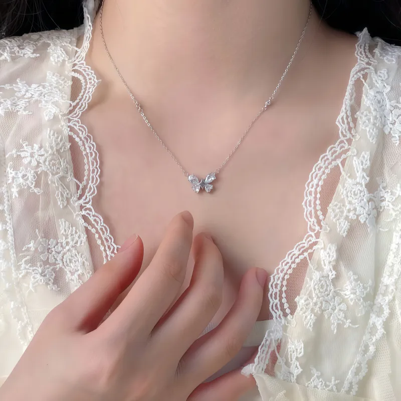 Di Su Xing S925 Silver Necklaces Women's-3
