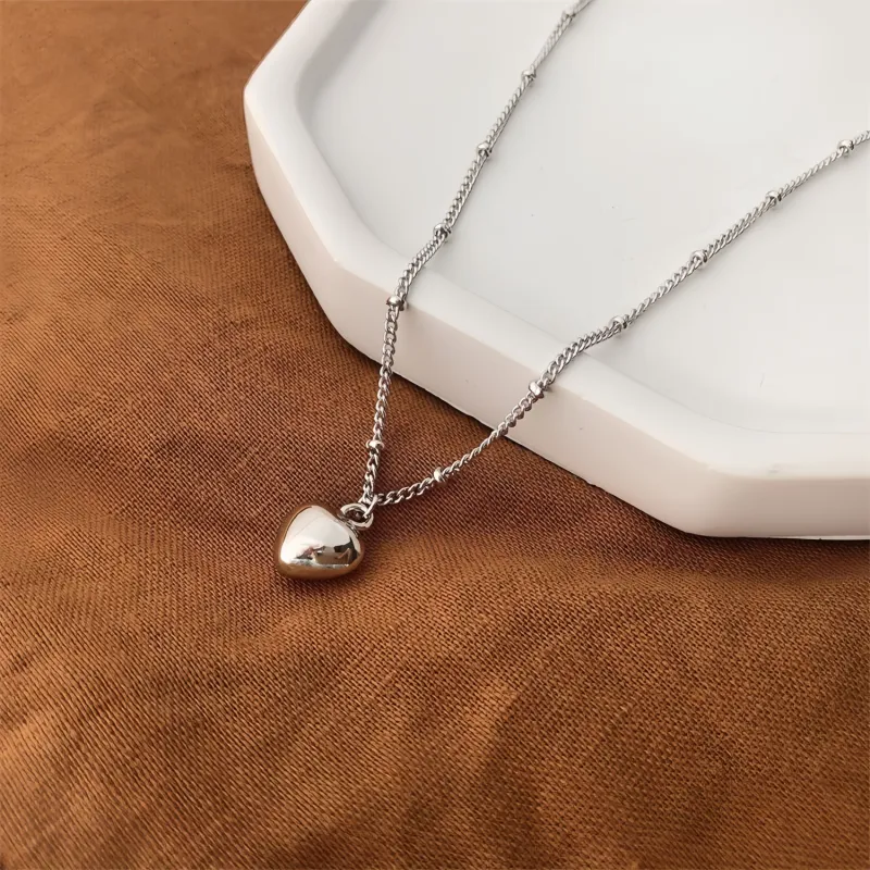 Di Su Xing 925 Sterling Silver Necklaces Women's-5