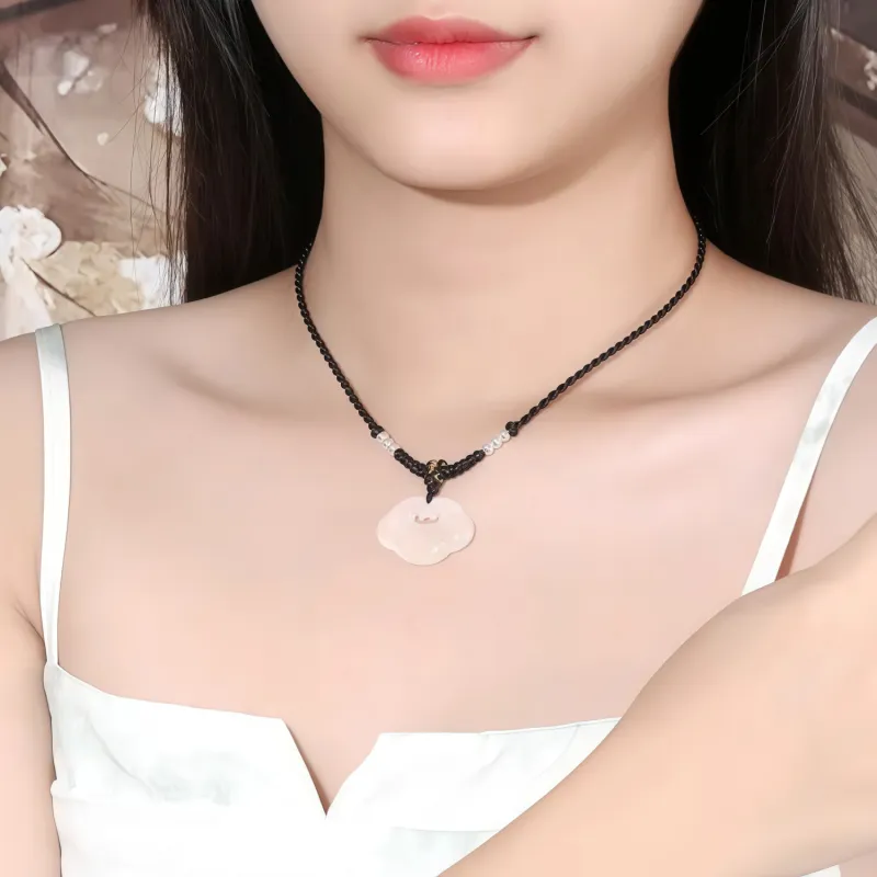 Di Su Xing Chalcedony Necklaces Women's-1