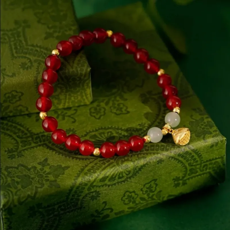 Di Su Xing Hetian Jade Bracelets White Jade Women's-2