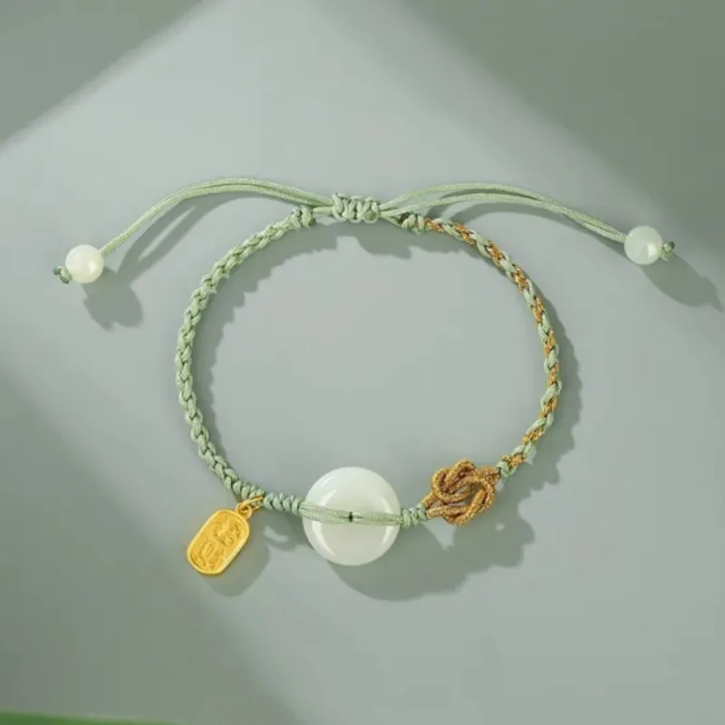 Di Su Xing Bracelets White Jade Women's-2