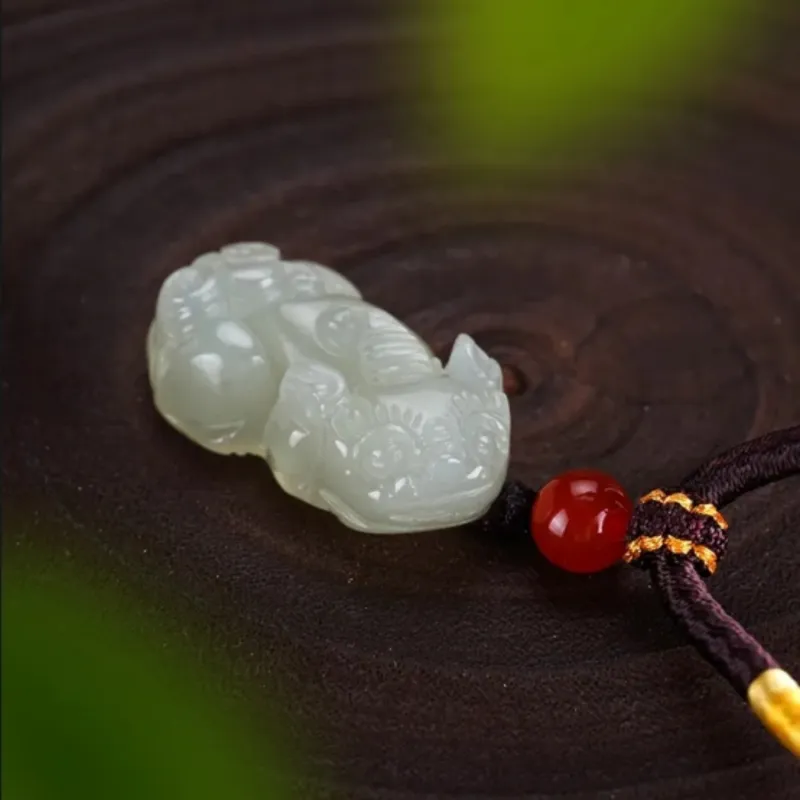 Di Su Xing Pendants White Jade Women's-4