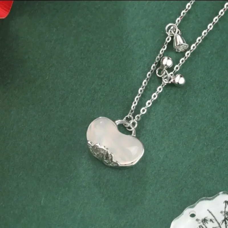 Di Su Xing Chalcedony Necklaces Women's-5