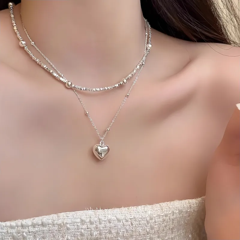 Di Su Xing 925 Sterling Silver Necklaces Women's-1
