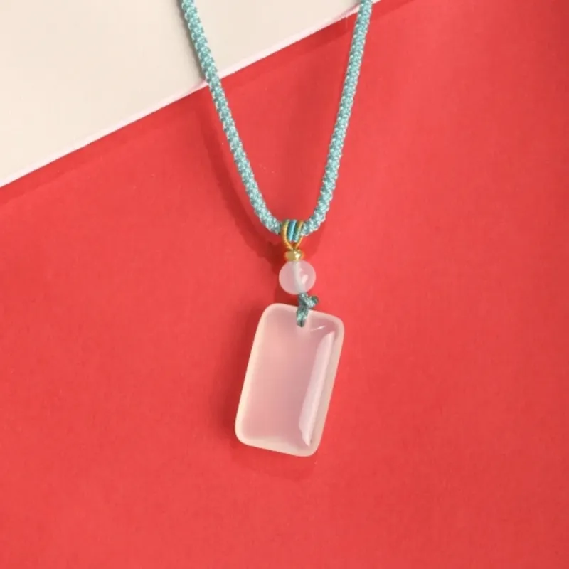 Di Su Xing Chalcedony Necklaces Women's-4