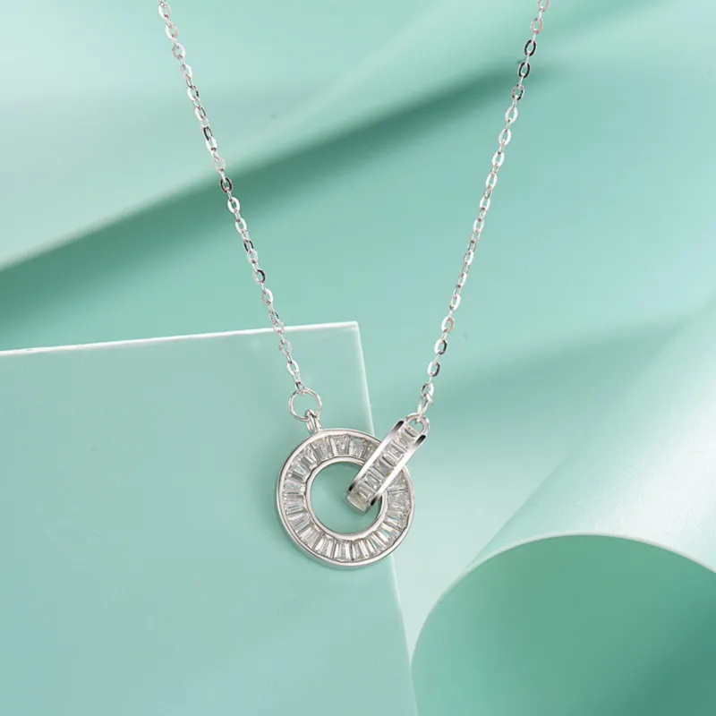 Di Su Xing 925 Sterling Silver Necklaces Women's-5