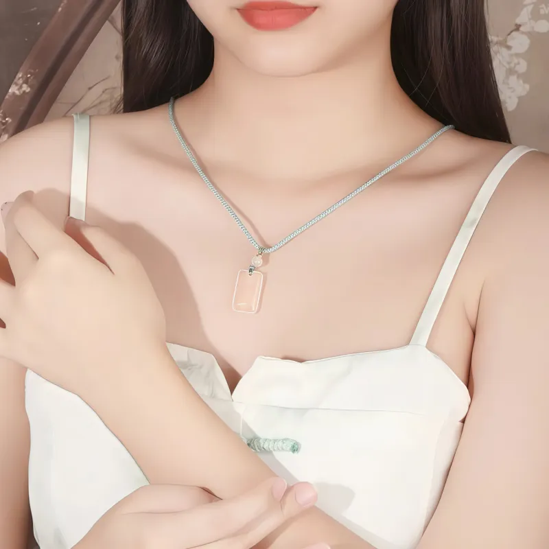 Di Su Xing Chalcedony Necklaces Women's-1
