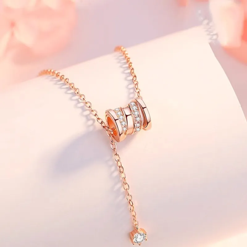 Di Su Xing S925 Silver Necklaces Women's-10