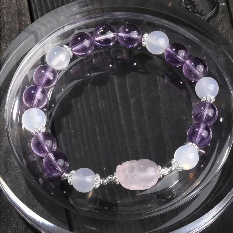 Di Su Xing Chalcedony Bracelets Women's-4