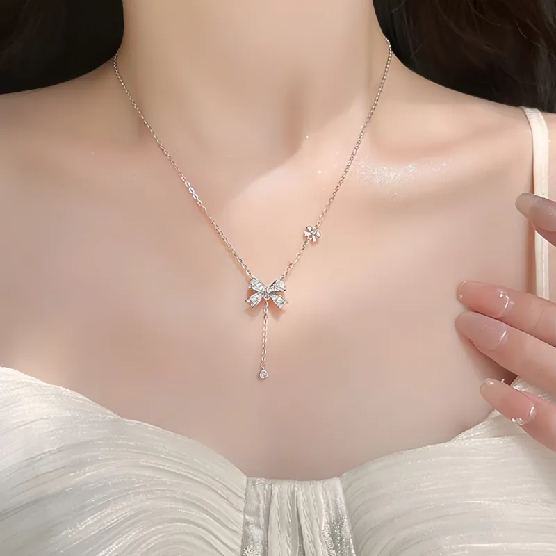 Di Su Xing 925 Sterling Silver Necklaces Women's-3