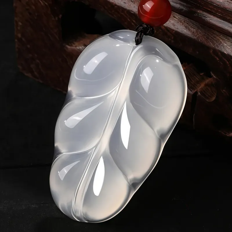Di Su Xing Chalcedony Jade Necklaces Women's-3