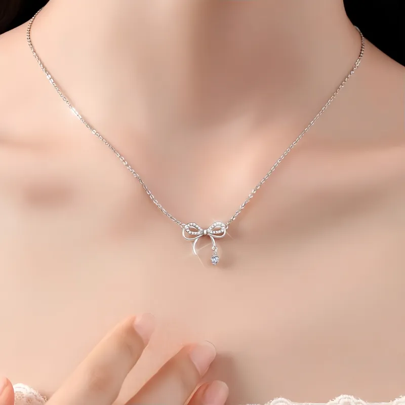 Di Su Xing 925 Sterling Silver Necklaces Women's-1