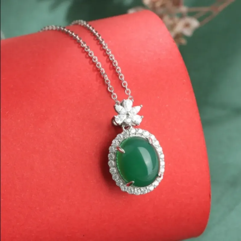 Di Su Xing Chalcedony Necklaces Women's-2