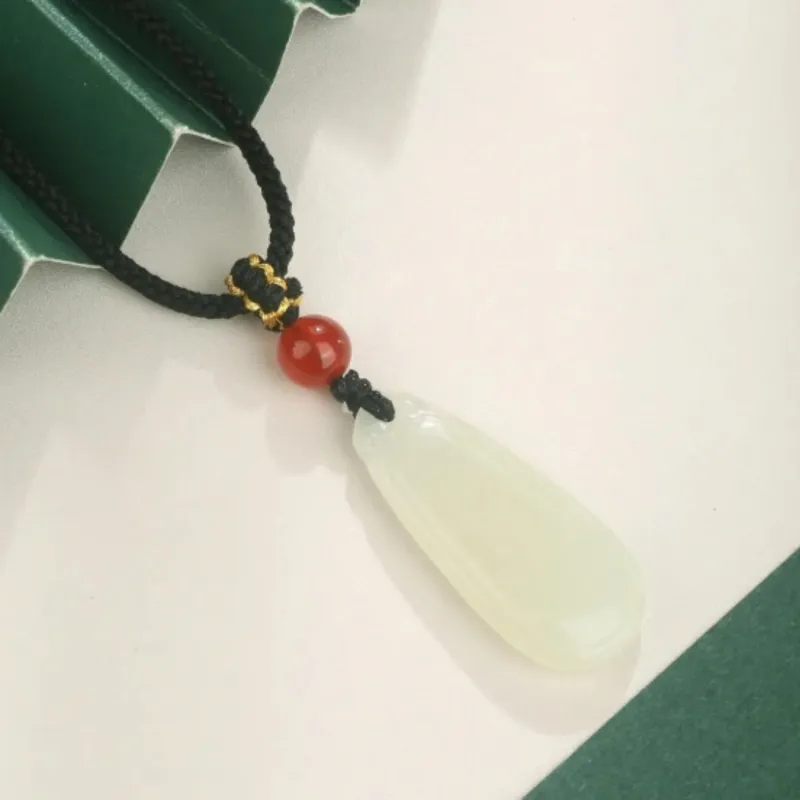 Di Su Xing Pendants White Jade Women's-3