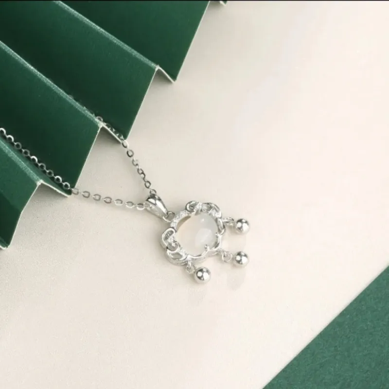 Di Su Xing Chalcedony Necklaces Women's-3