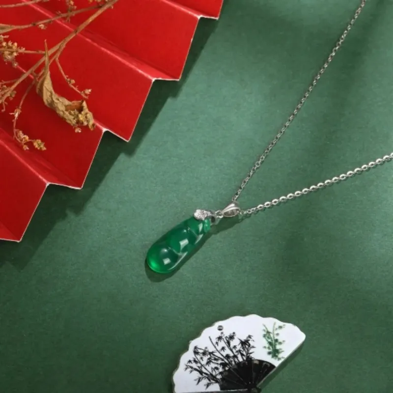 Di Su Xing Chalcedony Necklaces Women's-2