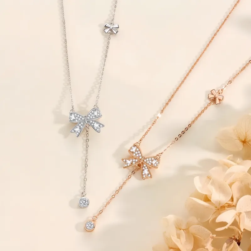 Di Su Xing 925 Sterling Silver Necklaces Women's-1