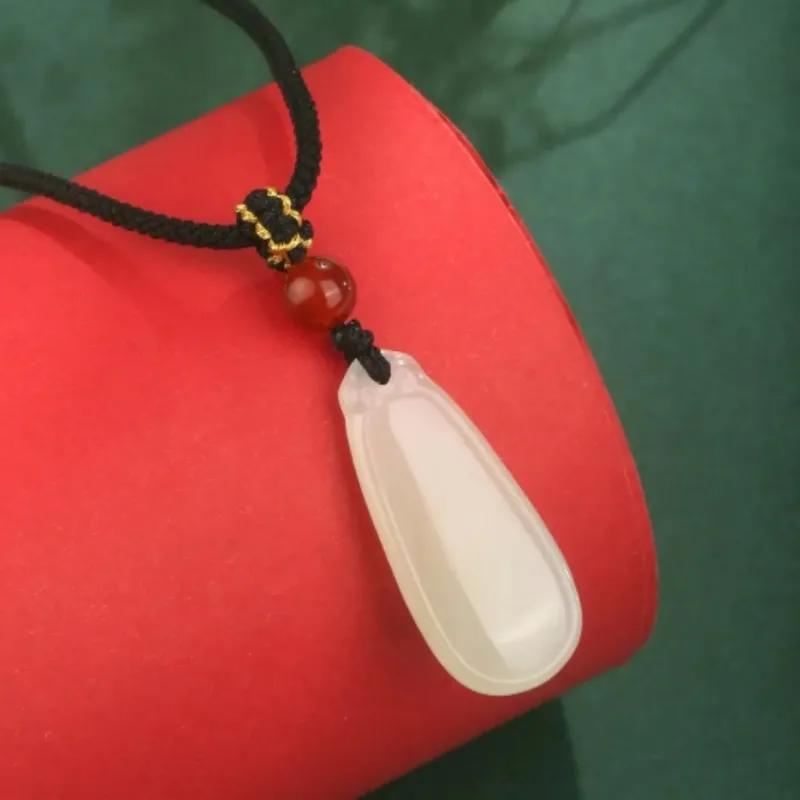 Di Su Xing Pendants White Jade Women's-2