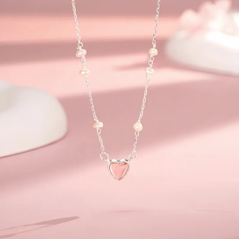 Di Su Xing 925 Sterling Silver Necklaces Women's-5
