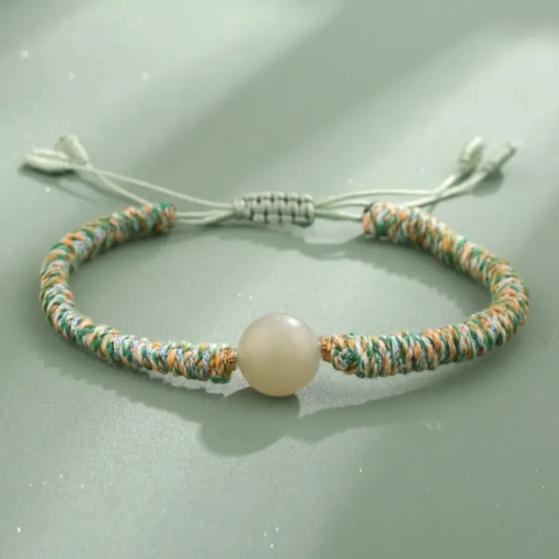 Di Su Xing Bracelets White Jade Women's-4