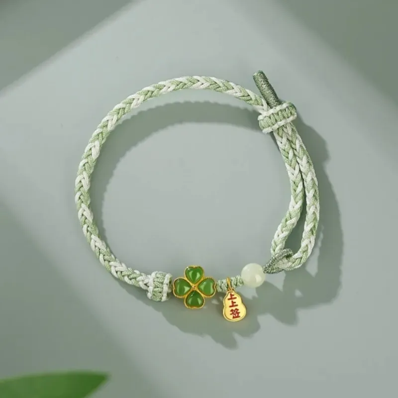 Di Su Xing Bracelets White Jade Women's-4