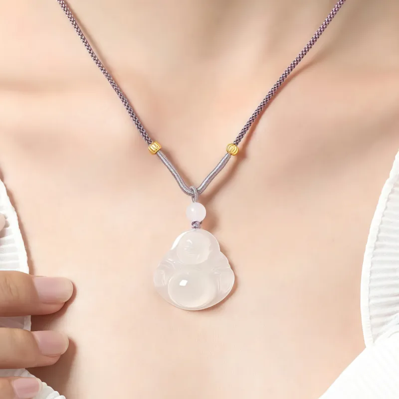 Di Su Xing Chalcedony Necklaces Women's-2