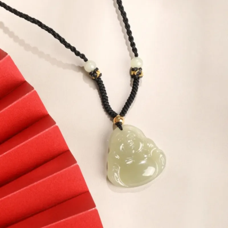 Di Su Xing Pendants White Jade Women's-4